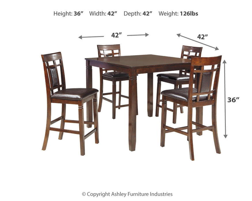Bennox Counter Height Dining Table and Bar Stools (Set of 5) - Sigrist Furniture (Sturgis,MI)