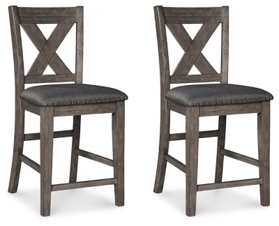 Caitbrook Counter Height Upholstered Bar Stool - Sigrist Furniture (Sturgis,MI)