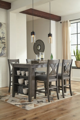 Caitbrook Counter Height Upholstered Bar Stool - Sigrist Furniture (Sturgis,MI)