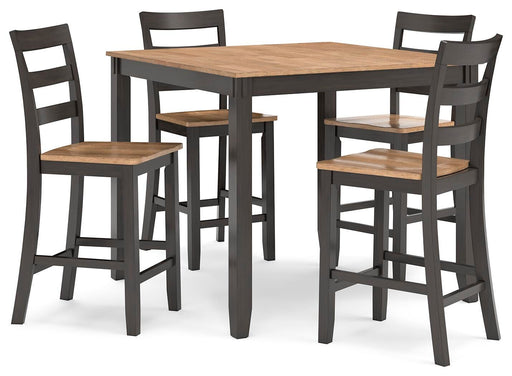 Gesthaven Counter Height Dining Table and 4 Barstools (Set of 5) - Sigrist Furniture (Sturgis,MI)