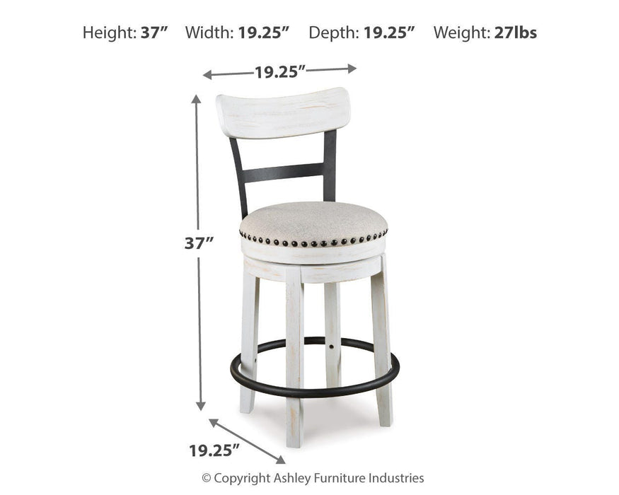 Valebeck Counter Height Bar Stool - Sigrist Furniture (Sturgis,MI)