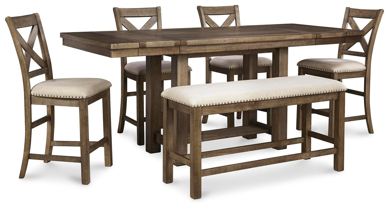 Moriville Counter Height Dining Set - Sigrist Furniture (Sturgis,MI)