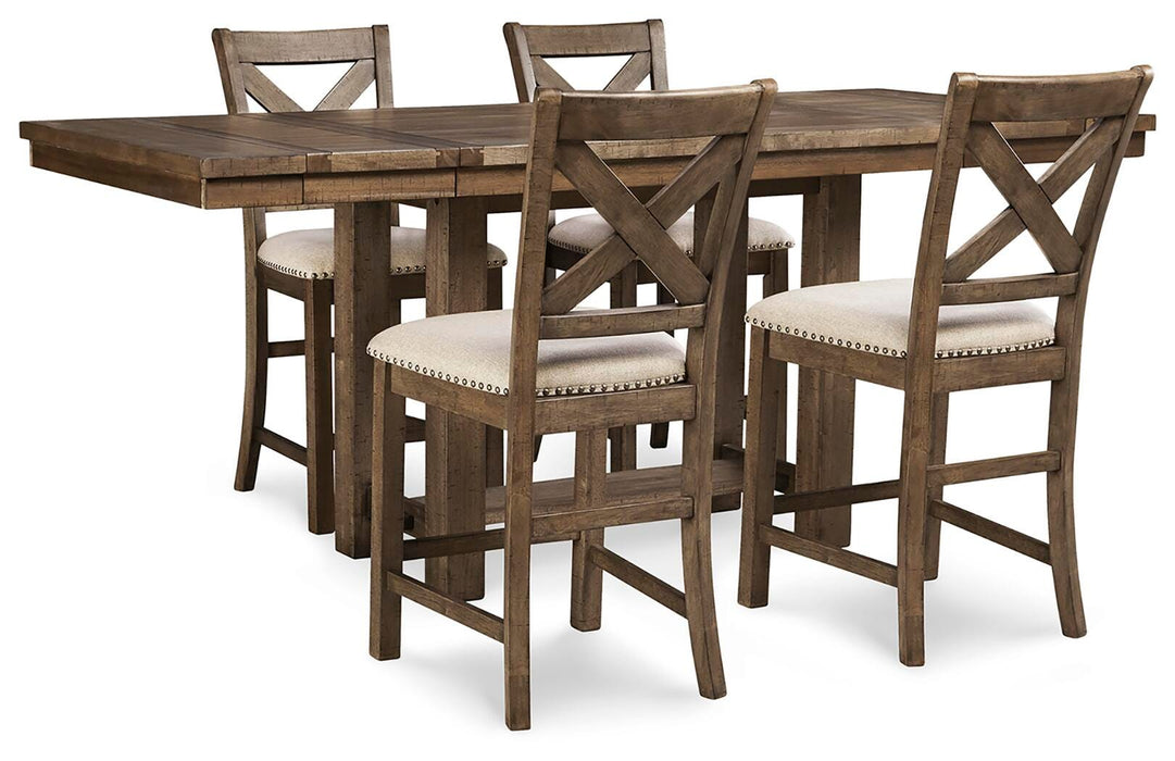 Moriville Counter Height Dining Set - Sigrist Furniture (Sturgis,MI)