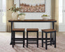 Wildenauer Counter Height Dining Table and 3 Barstools Set - Sigrist Furniture (Sturgis,MI)