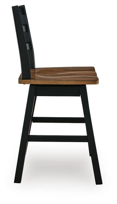 Wildenauer Counter Height Swivel Barstool - Sigrist Furniture (Sturgis,MI)