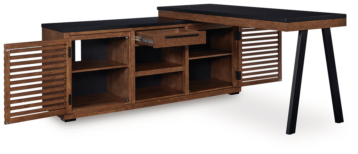 Kallari Credenza with Desk Return - Sigrist Furniture (Sturgis,MI)