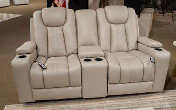 Elevate Edges Glider Reclining Loveseat with Console - Sigrist Furniture (Sturgis,MI)
