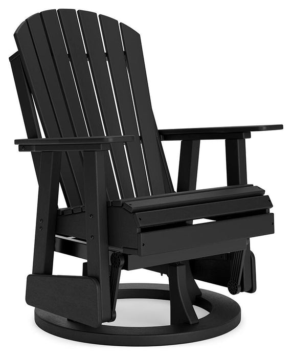 Hyland wave Outdoor Swivel Glider Chair - Sigrist Furniture (Sturgis,MI)