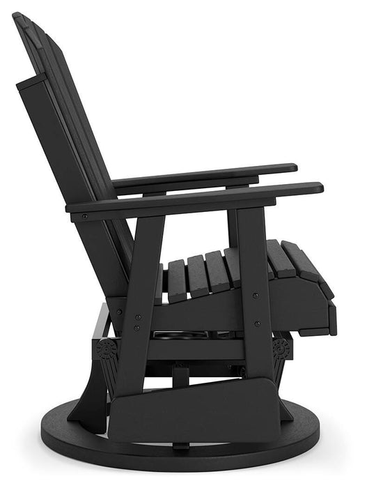 Hyland wave Outdoor Swivel Glider Chair - Sigrist Furniture (Sturgis,MI)