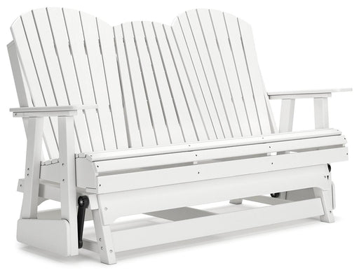 Hyland wave Outdoor Glider Loveseat - Sigrist Furniture (Sturgis,MI)