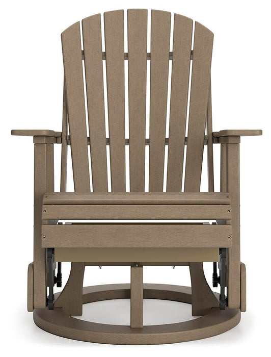Hyland wave Outdoor Swivel Glider Chair - Sigrist Furniture (Sturgis,MI)