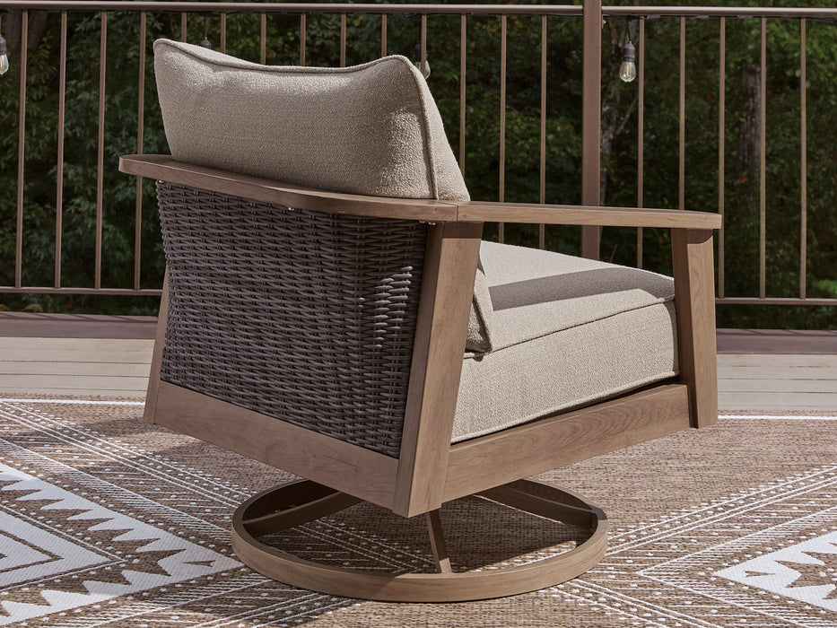 Harmony Headlands Outdoor Swivel Lounge with Cushion - Sigrist Furniture (Sturgis,MI)