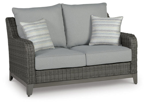 Elite Park Outdoor Loveseat with Cushion - Sigrist Furniture (Sturgis,MI)