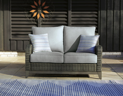 Elite Park Outdoor Loveseat with Cushion - Sigrist Furniture (Sturgis,MI)