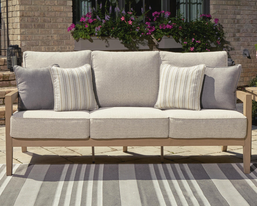 Hallow Creek Outdoor Sofa with Cushion - Sigrist Furniture (Sturgis,MI)