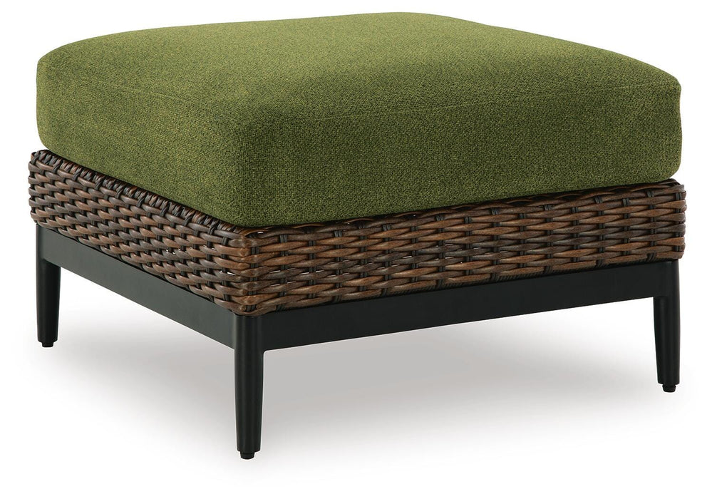 Horizon Hall Outdoor Ottoman with Cushion - Sigrist Furniture (Sturgis,MI)