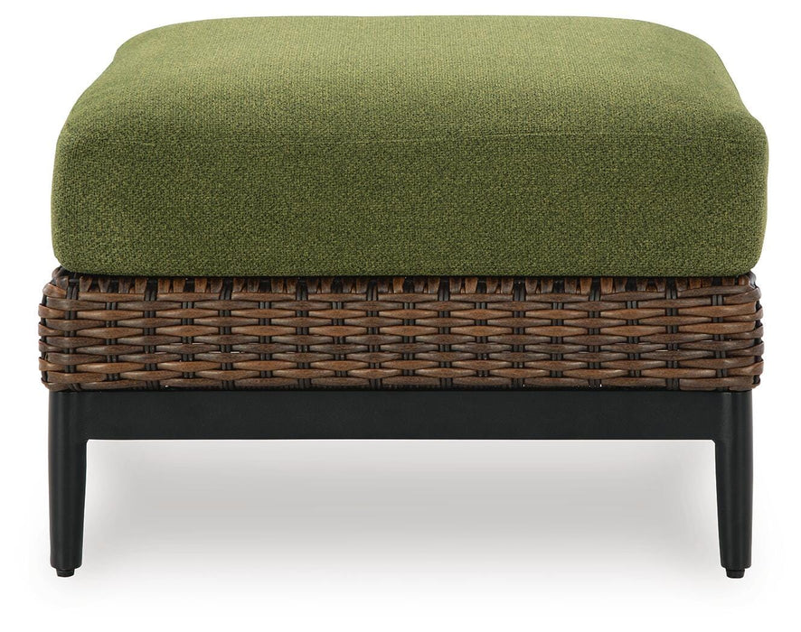 Horizon Hall Outdoor Ottoman with Cushion - Sigrist Furniture (Sturgis,MI)