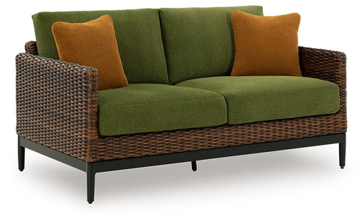 Horizon Hall Outdoor Loveseat with Cushion - Sigrist Furniture (Sturgis,MI)