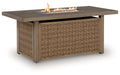 Laguna Heights Outdoor Fire Pit Table - Sigrist Furniture (Sturgis,MI)