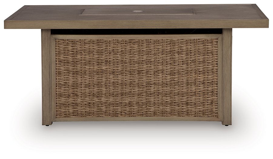 Laguna Heights Outdoor Fire Pit Table - Sigrist Furniture (Sturgis,MI)