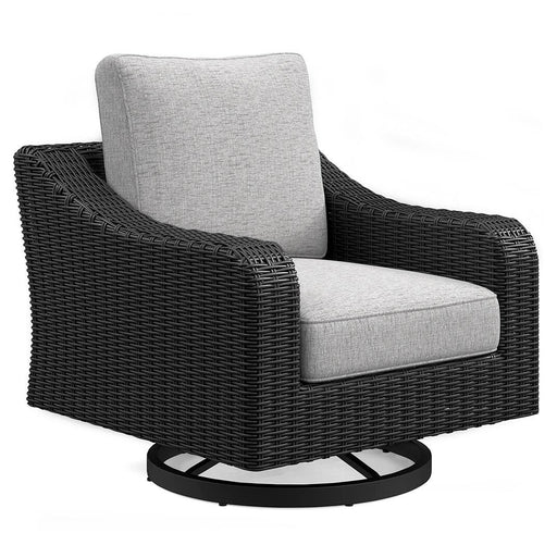 Beachcroft Outdoor Swivel Lounge with Cushion - Sigrist Furniture (Sturgis,MI)