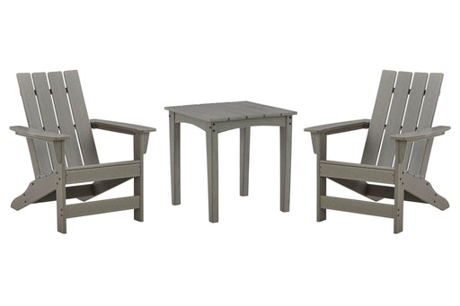 Visola Outdoor Adirondack Chair Set with End Table - Sigrist Furniture (Sturgis,MI)