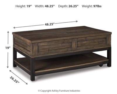 Johurst Coffee Table with Lift Top - Sigrist Furniture (Sturgis,MI)