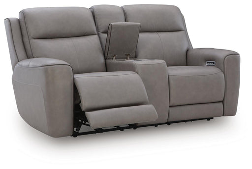5Z-Comfort Power Reclining Loveseat with Console - Sigrist Furniture (Sturgis,MI)