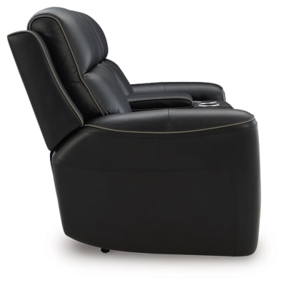 5Z-Relaxation Power Reclining Loveseat with Console - Sigrist Furniture (Sturgis,MI)