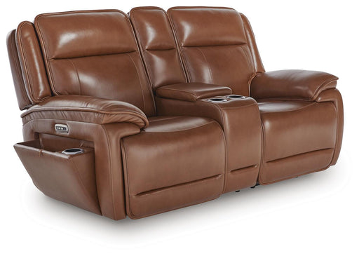 Healy Pier Power Reclining Loveseat with Console - Sigrist Furniture (Sturgis,MI)
