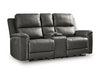 Bleckley Power Reclining Loveseat with Console - Sigrist Furniture (Sturgis,MI)