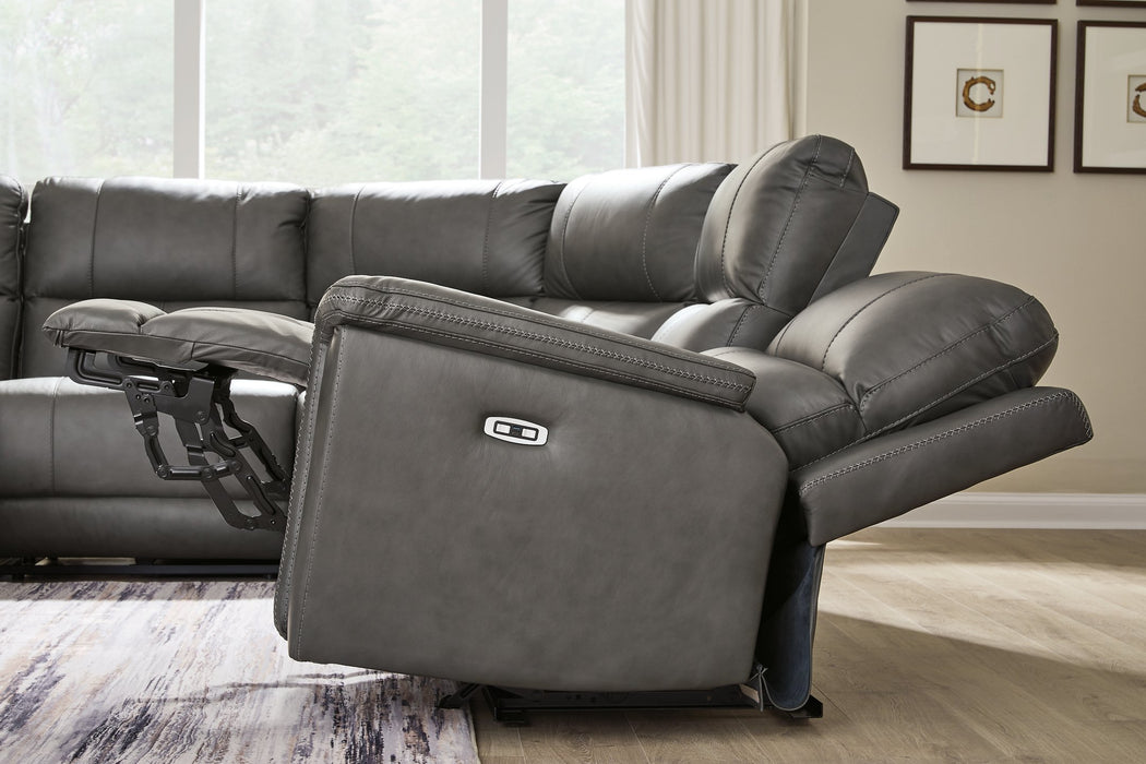 Bleckley Power Reclining Sectional - Sigrist Furniture (Sturgis,MI)
