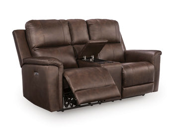 Bleckley Power Reclining Loveseat with Console - Sigrist Furniture (Sturgis,MI)