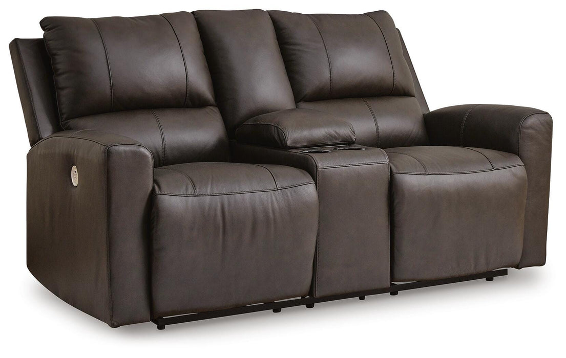 Boxmere Power Reclining Loveseat with Console - Sigrist Furniture (Sturgis,MI)