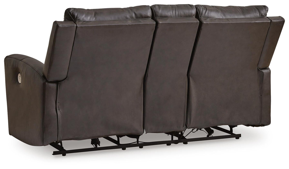 Boxmere Power Reclining Loveseat with Console - Sigrist Furniture (Sturgis,MI)
