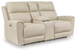 Dahlmoore Power Reclining Loveseat with Console - Sigrist Furniture (Sturgis,MI)