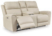 Dahlmoore Power Reclining Loveseat with Console - Sigrist Furniture (Sturgis,MI)
