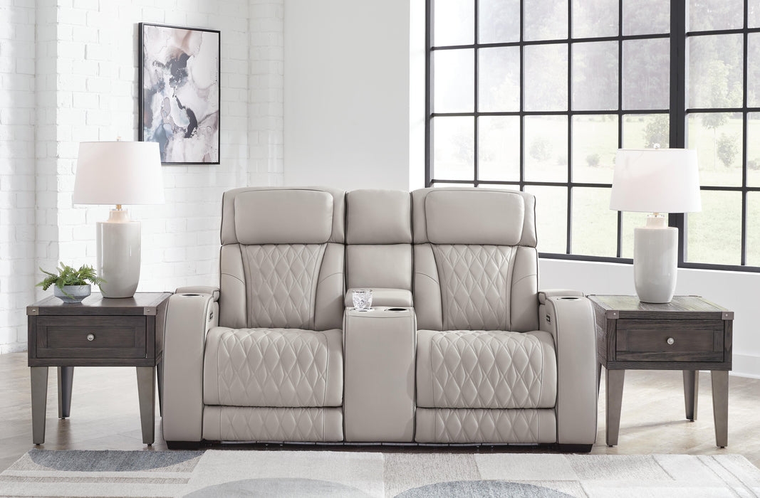 Boyington Power Reclining Loveseat with Console - Sigrist Furniture (Sturgis,MI)