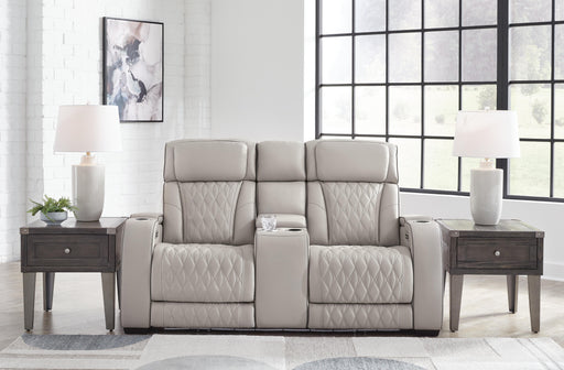 Boyington Power Reclining Loveseat with Console - Sigrist Furniture (Sturgis,MI)