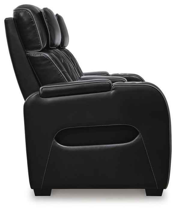 Boyington Power Reclining Loveseat with Console - Sigrist Furniture (Sturgis,MI)