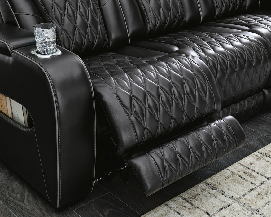 Boyington Power Reclining Loveseat with Console - Sigrist Furniture (Sturgis,MI)