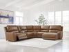DeepWakes Power Reclining Sectional with Chaise - Sigrist Furniture (Sturgis,MI)