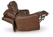 DeepWakes Power Reclining Loveseat with Console - Sigrist Furniture (Sturgis,MI)