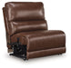 DeepWakes Reclining Sectional with Storage Console - Sigrist Furniture (Sturgis,MI)