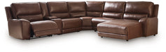 DeepWakes Power Reclining Sectional with Chaise - Sigrist Furniture (Sturgis,MI)