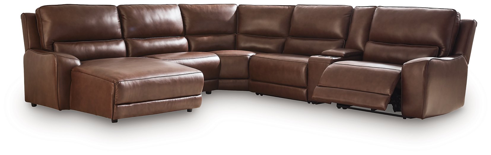 DeepWakes Power Reclining Sectional with Chaise - Sigrist Furniture (Sturgis,MI)