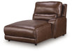 DeepWakes Power Reclining Sectional with Chaise - Sigrist Furniture (Sturgis,MI)