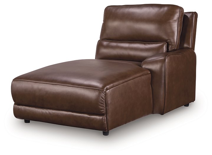 DeepWakes Power Reclining Sectional with Chaise - Sigrist Furniture (Sturgis,MI)
