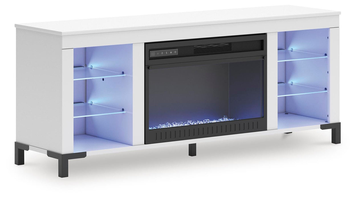 Brollevi 60" TV Stand with Electric Fireplace - Sigrist Furniture (Sturgis,MI)