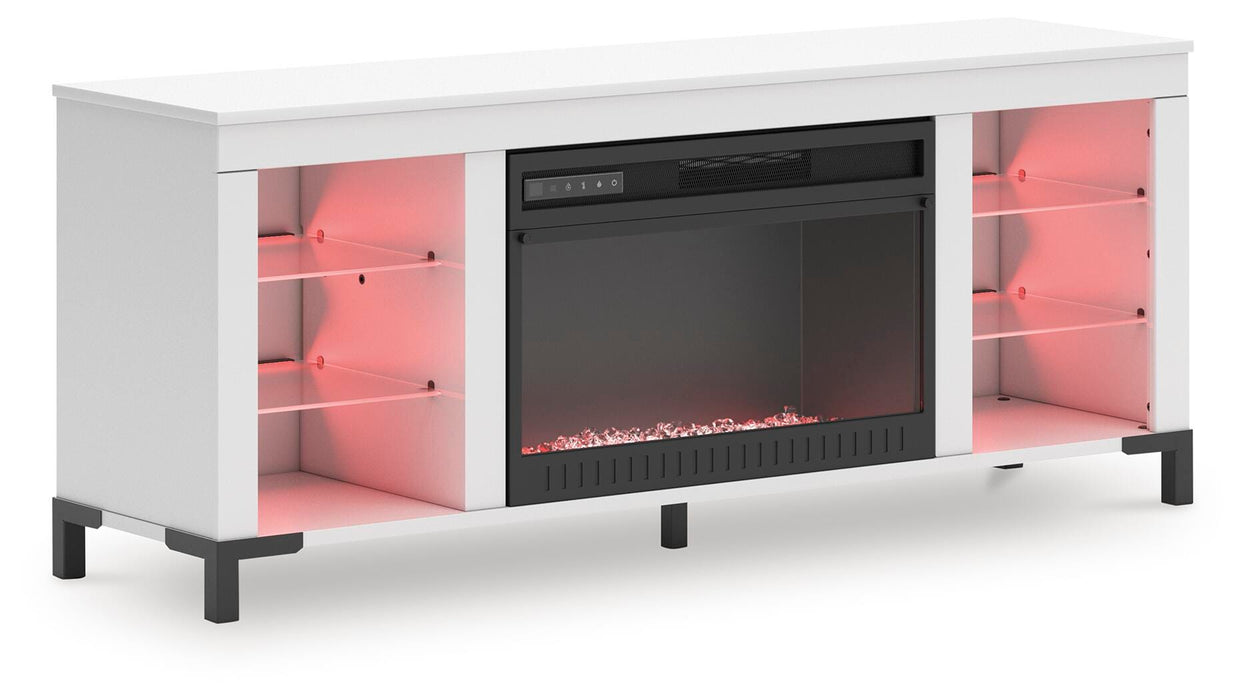 Brollevi 60" TV Stand with Electric Fireplace - Sigrist Furniture (Sturgis,MI)